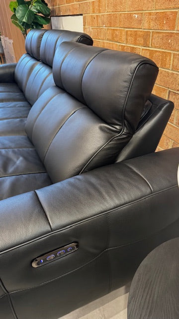 Maige power Reclining Sofa Leather/Foam