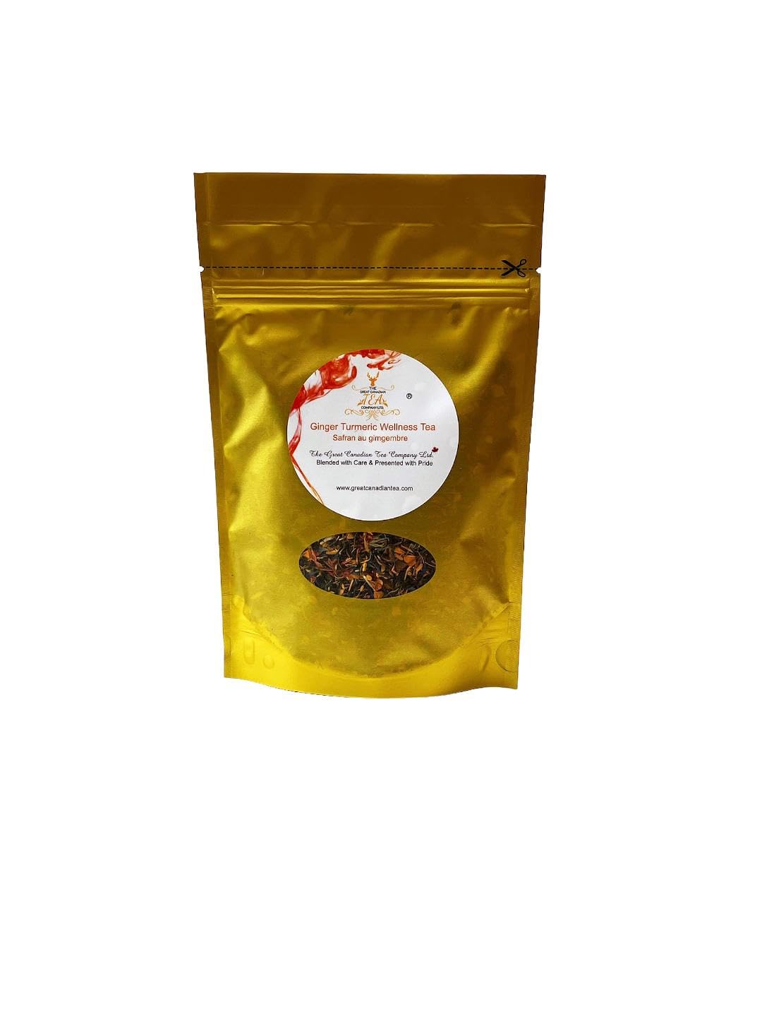 The Great Canadian Tea Company Ltd. - Ginger Turmeric Herbal Tea (50 gram) - Loose Leaf Tea