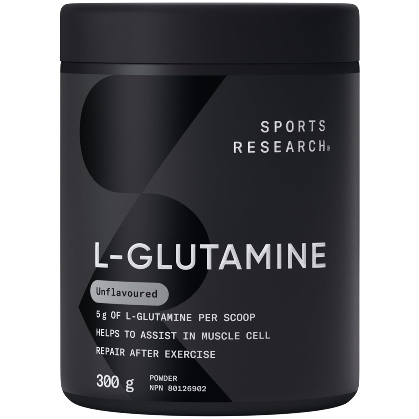 Sports Research L-Glutamine - Workout Recovery, Immune Health & Gut Health Support - 5 G Per Serving - 300 Grams