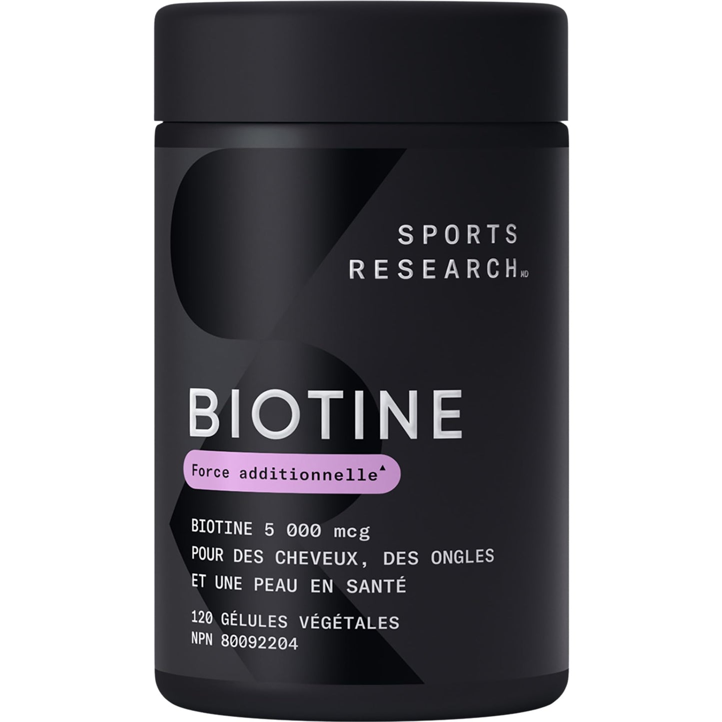 Sports Research Extra Strength Vegan Biotin 5000mcg with Organic Coconut Oil - Helps to Maintain Healthy Hair, Nails and Skin - Great for Women & Men - 120 Veggie Softgels