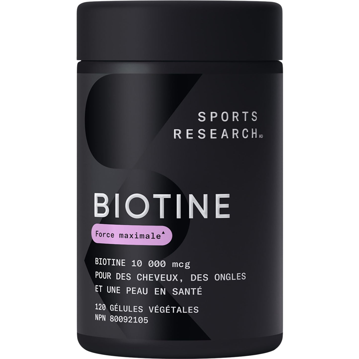 Sports Research Extra Strength Vegan Biotin 5000mcg with Organic Coconut Oil - Helps to Maintain Healthy Hair, Nails and Skin - Great for Women & Men - 120 Veggie Softgels