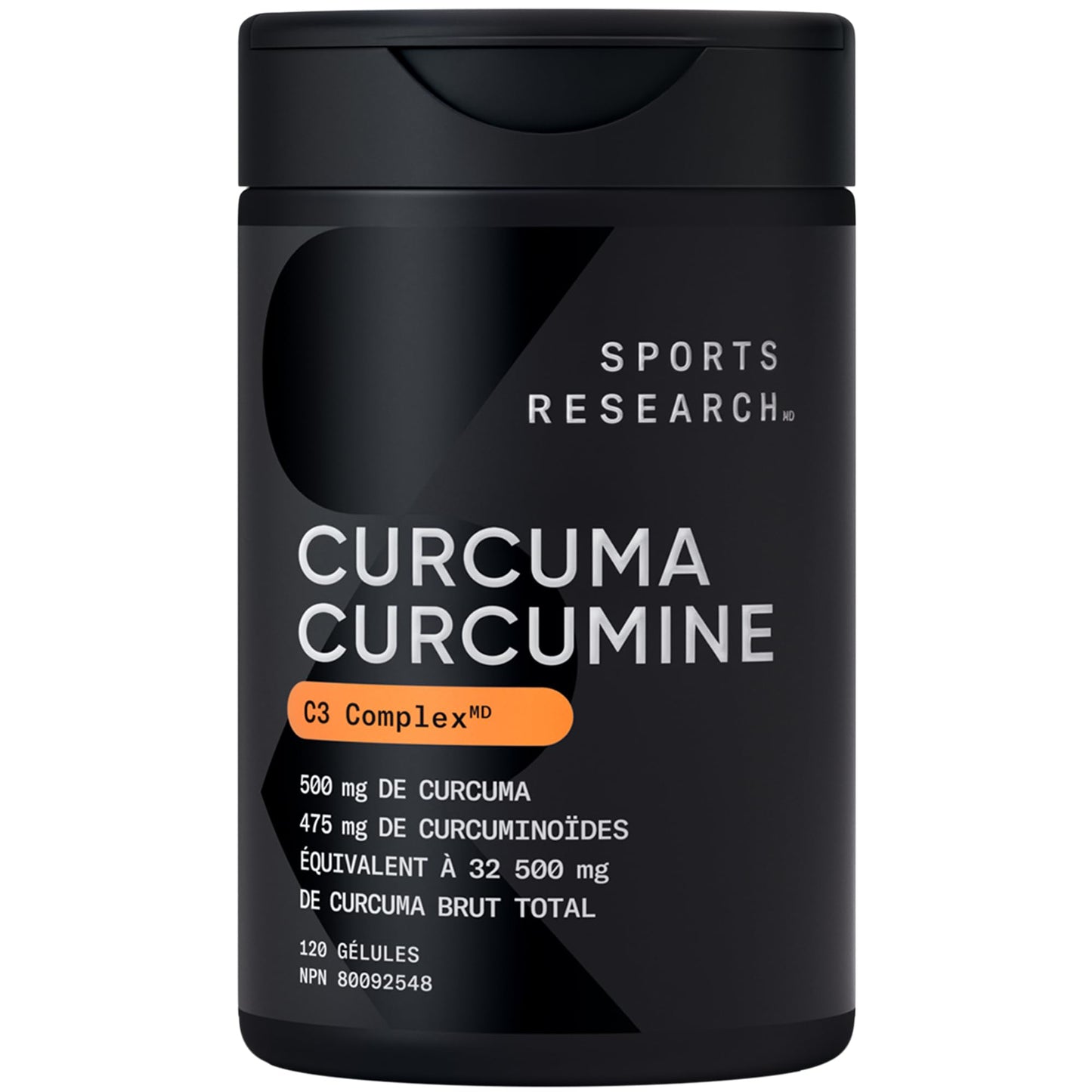 Turmeric Curcumin C3® Complex 500mg, Enhanced with Black Pepper & Organic Coconut Oil for Better Absorption; Non-GMO & Gluten Free - 120 Liquid Softgels