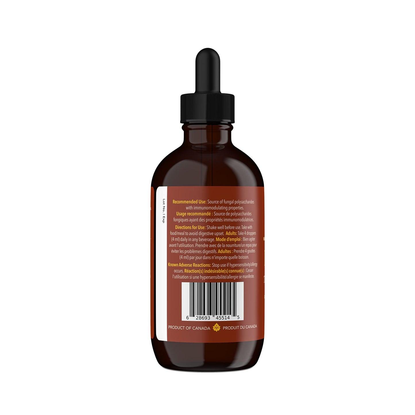 Forage Hyperfoods - Reishi Mushroom Tincture, With Reishi Mushroom Extract for Better Immune System and Stress Response, For Natural Calm, Dual Extract, Original, 118 ml