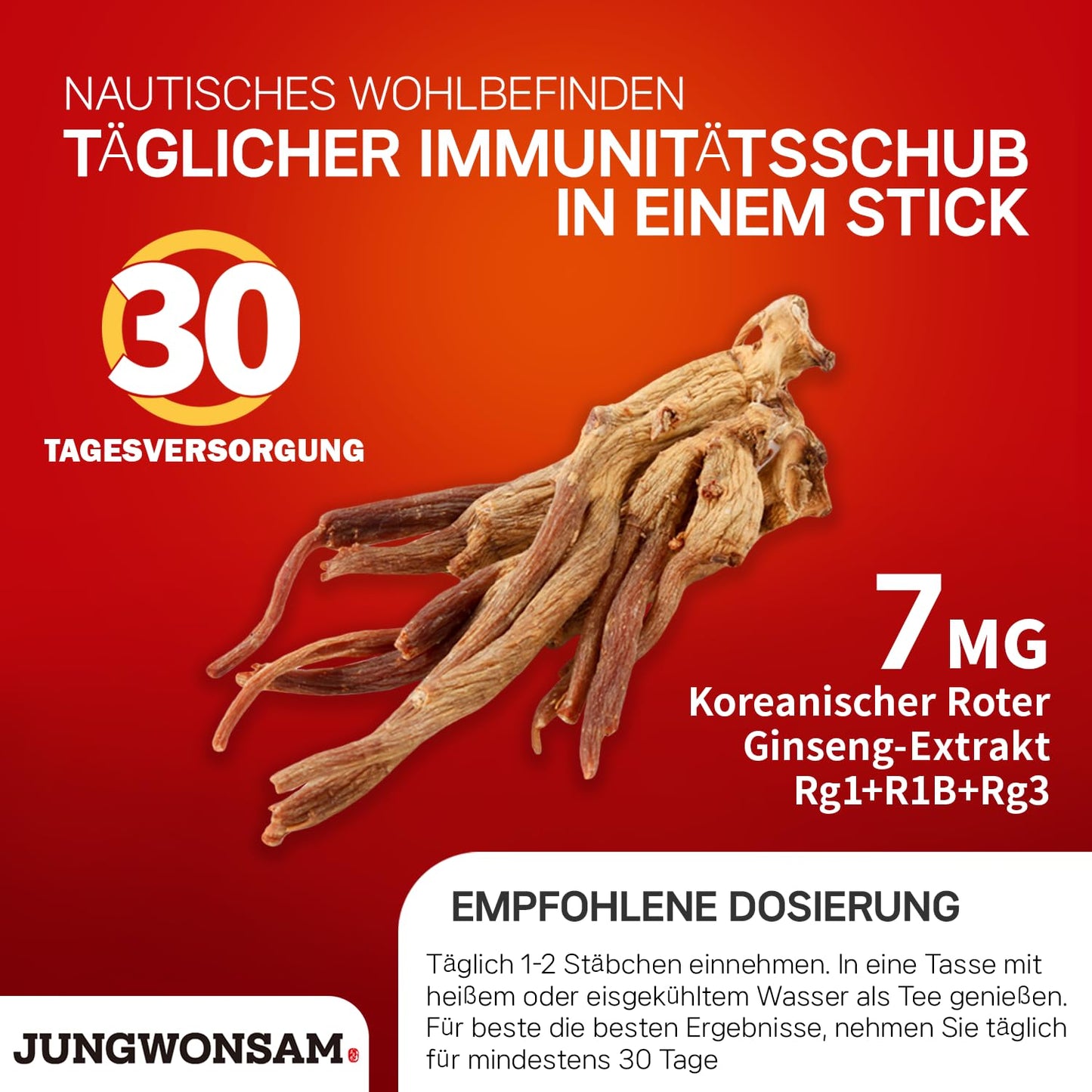 6 Years Red Ginseng 365 Stick