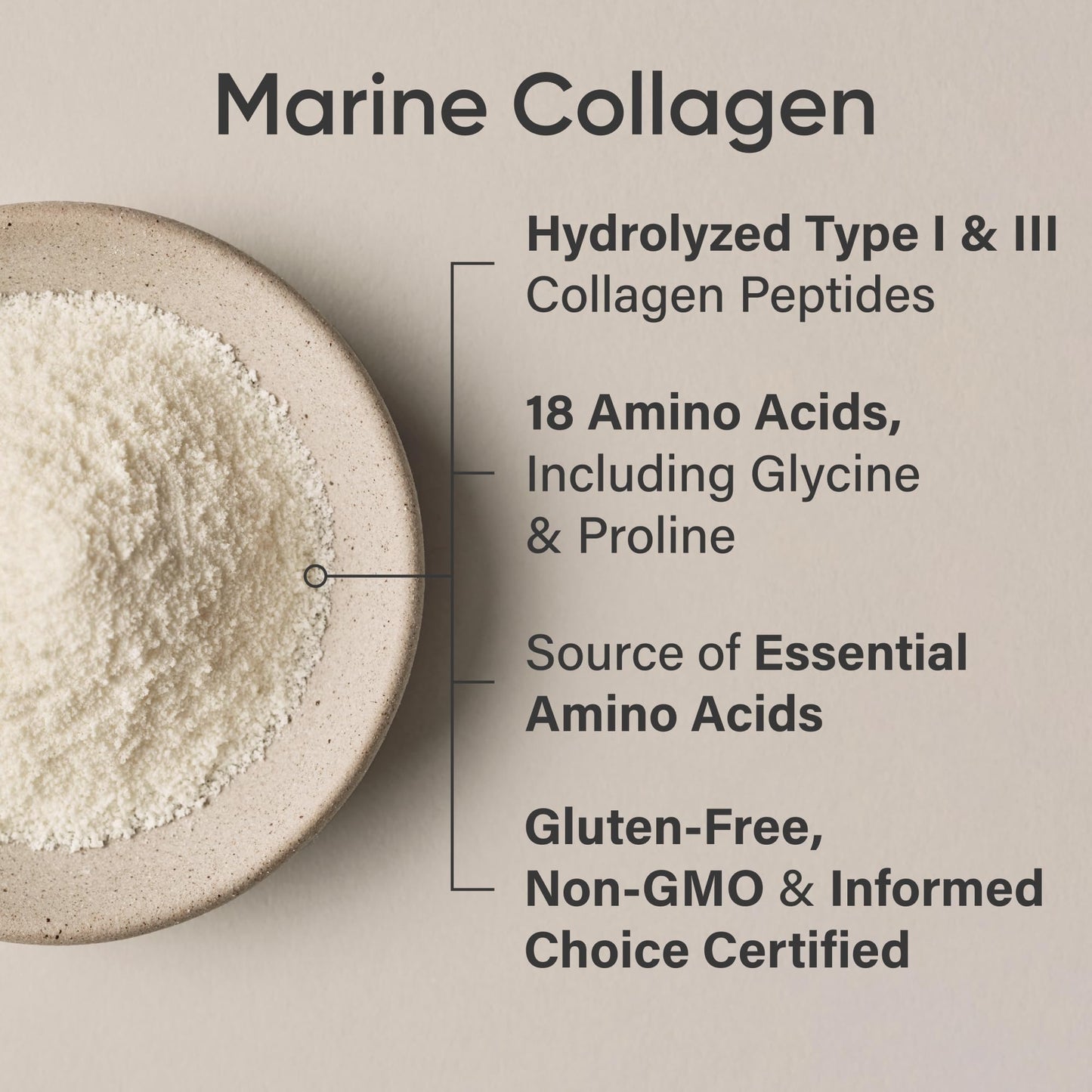 Sports Research Marine Collagen Peptides Powder - Sourced from Wild-Caught Fish, Pescatarian Friendly, Keto Certified & Non-GMO Verified - Easy to Mix in Water or Juice! (34 Servings)