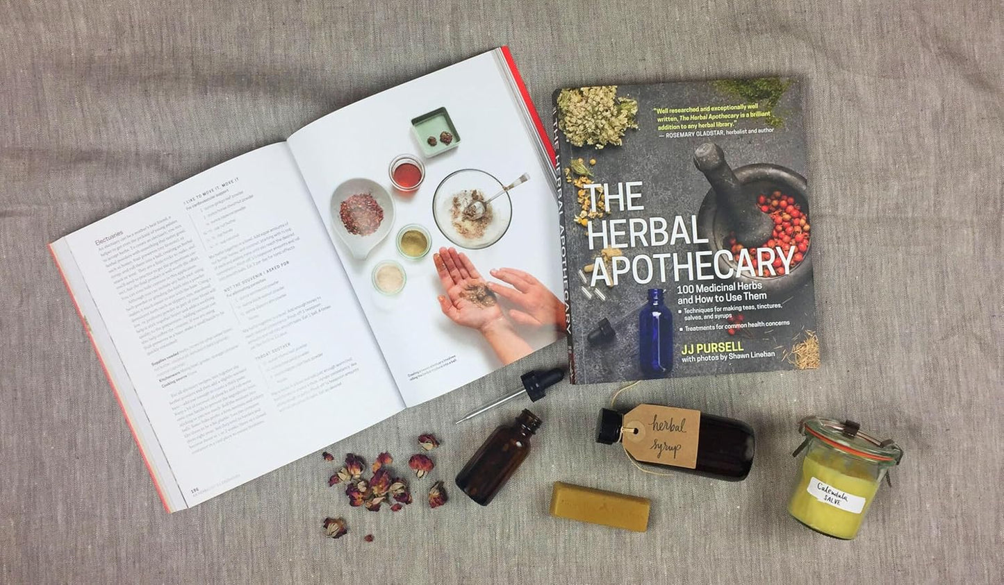 The Herbal Apothecary: 100 Medicinal Herbs and How to Use Them